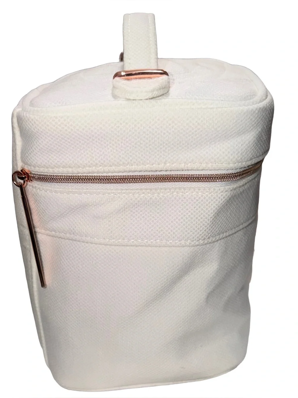Lancome Cosmetic Makeup Bag, GWP, White New Absolue Rose Lancôme NEW